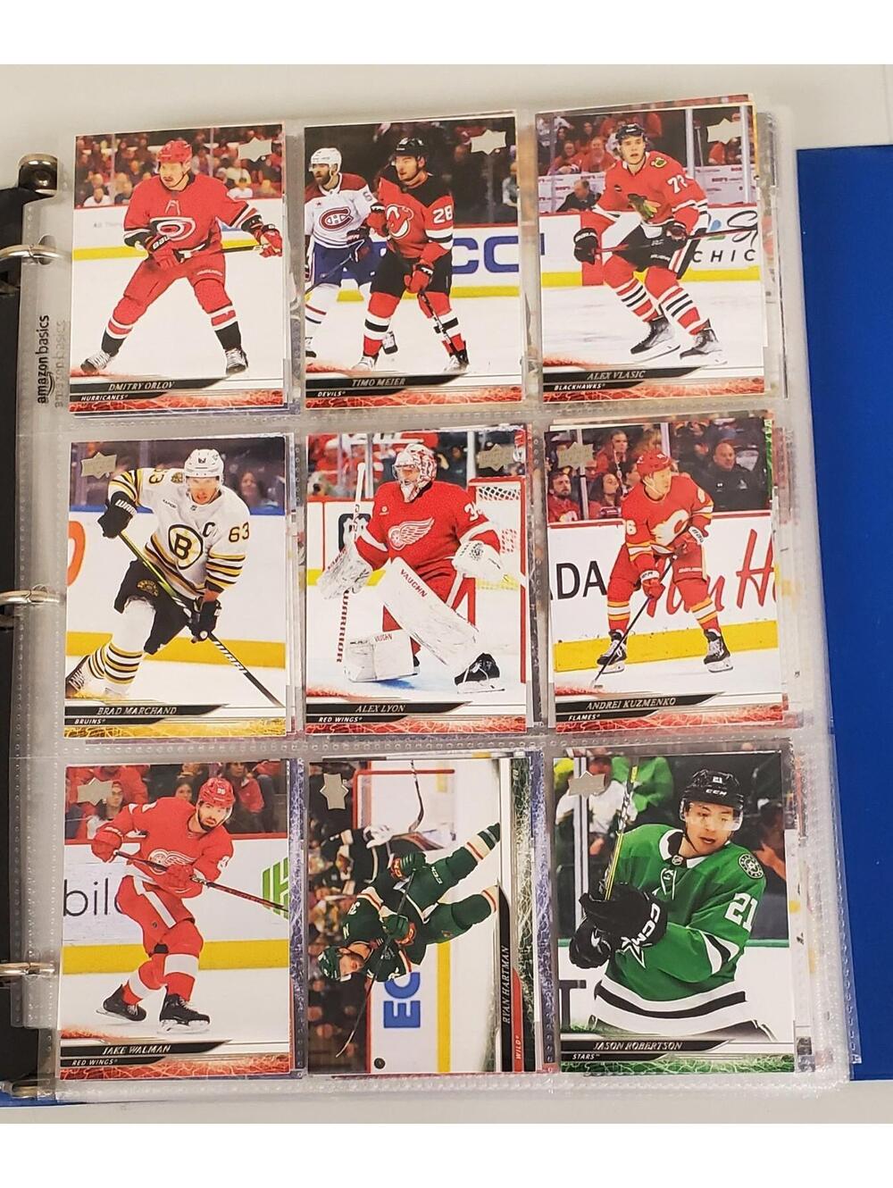 2024-25 Upper Deck Series 1 Hockey Lot 360 Cards NM-M Binder NHL Stars